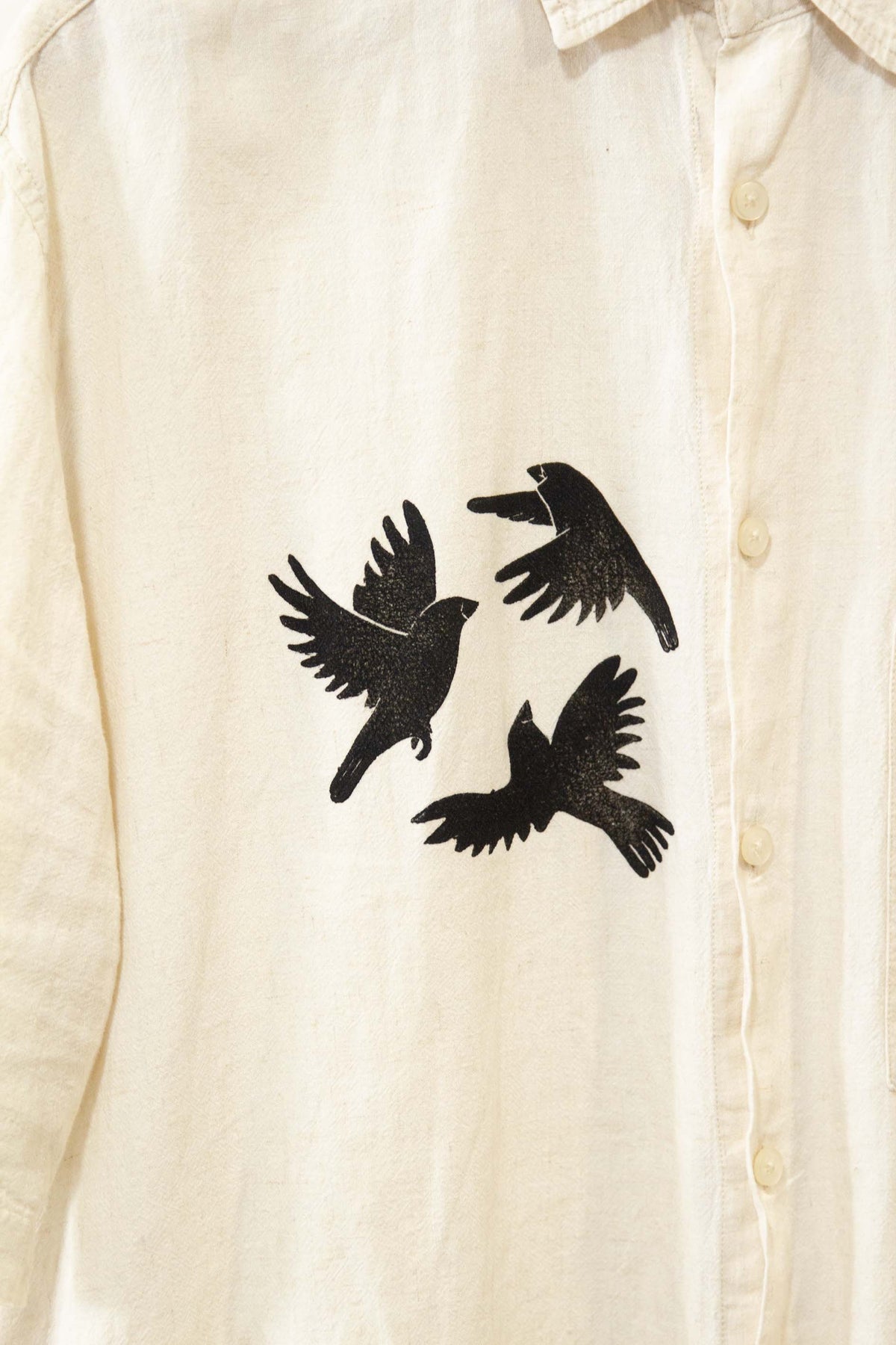 Camisa pájaros