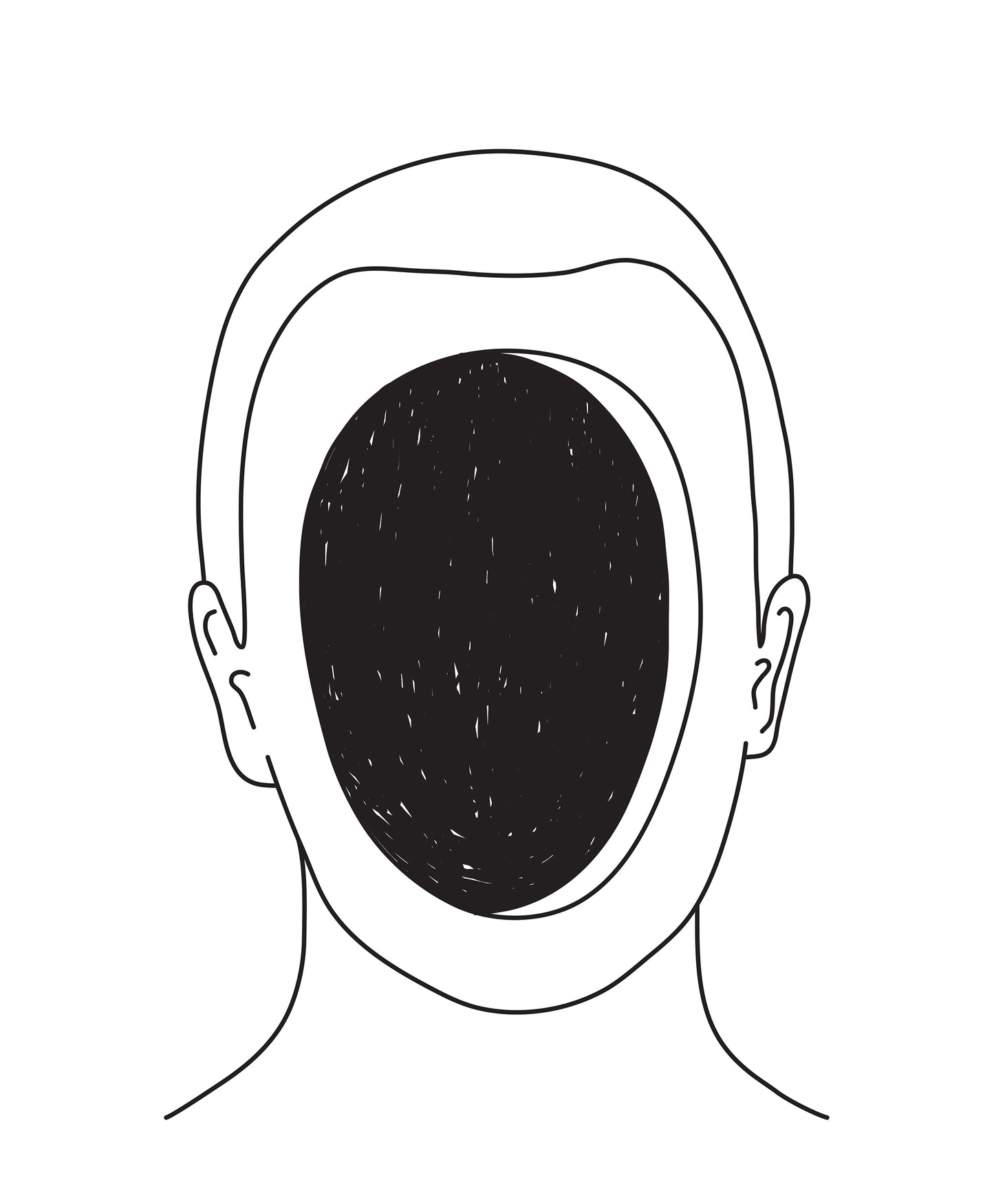 'Luke' T-shirt - Minimalist and Comfortable Illustration | Ana Mundana