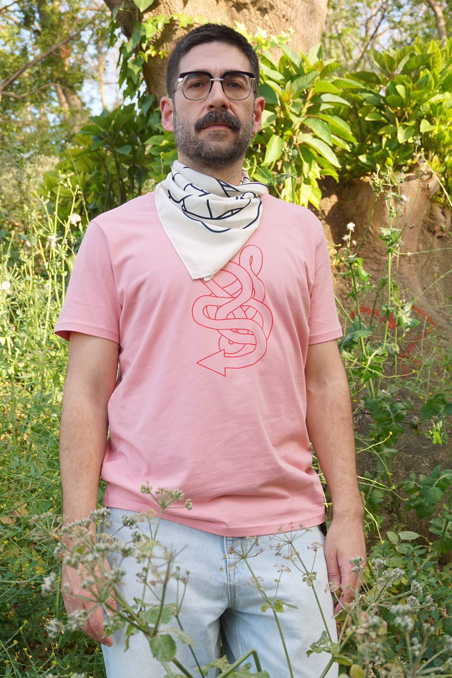 Camiseta dirección en color rosa