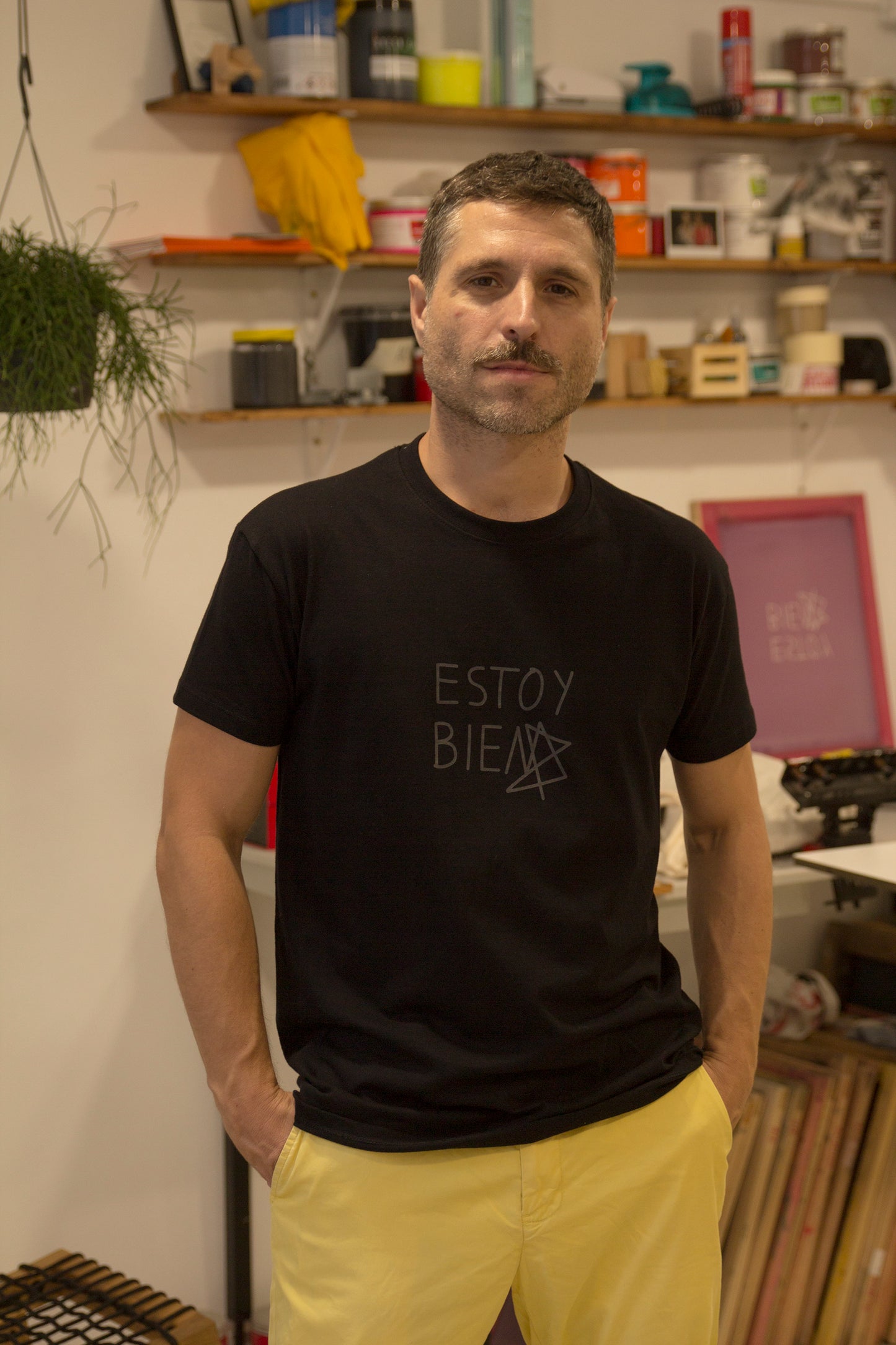 Camiseta serigrafiada "Estoy Bie4"