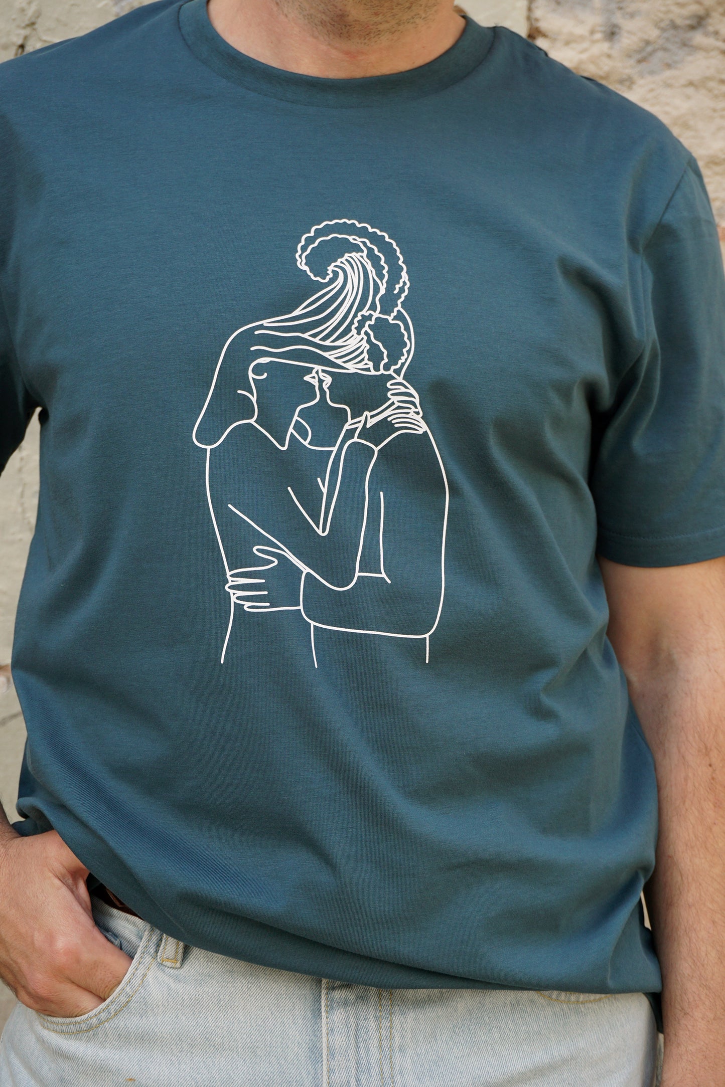 Camiseta beso