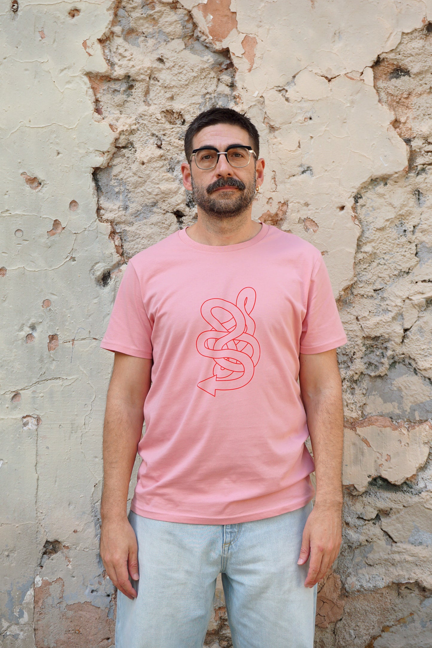 Camiseta dirección en color rosa
