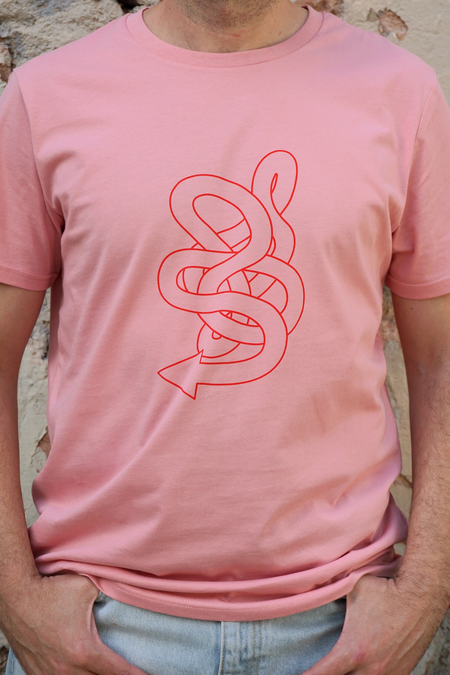 Camiseta dirección en color rosa