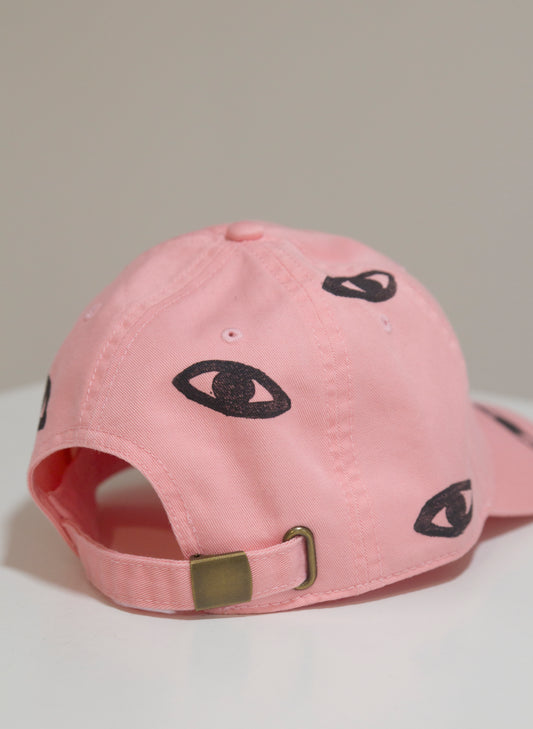 Gorra ojos color rosa