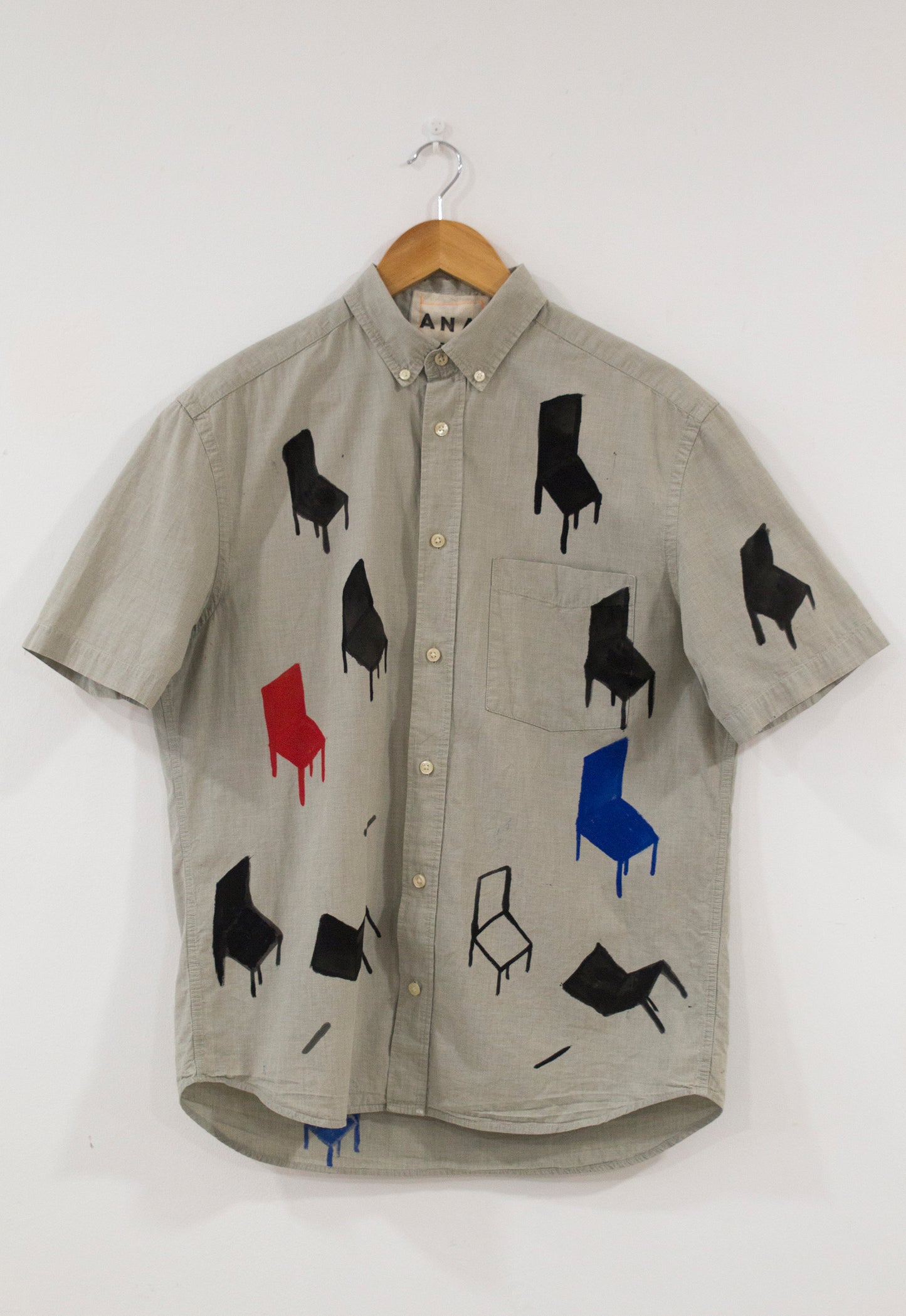 Camisa pintada a mano