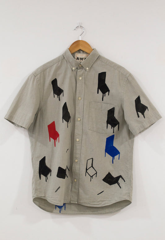 Camisa pintada a mano
