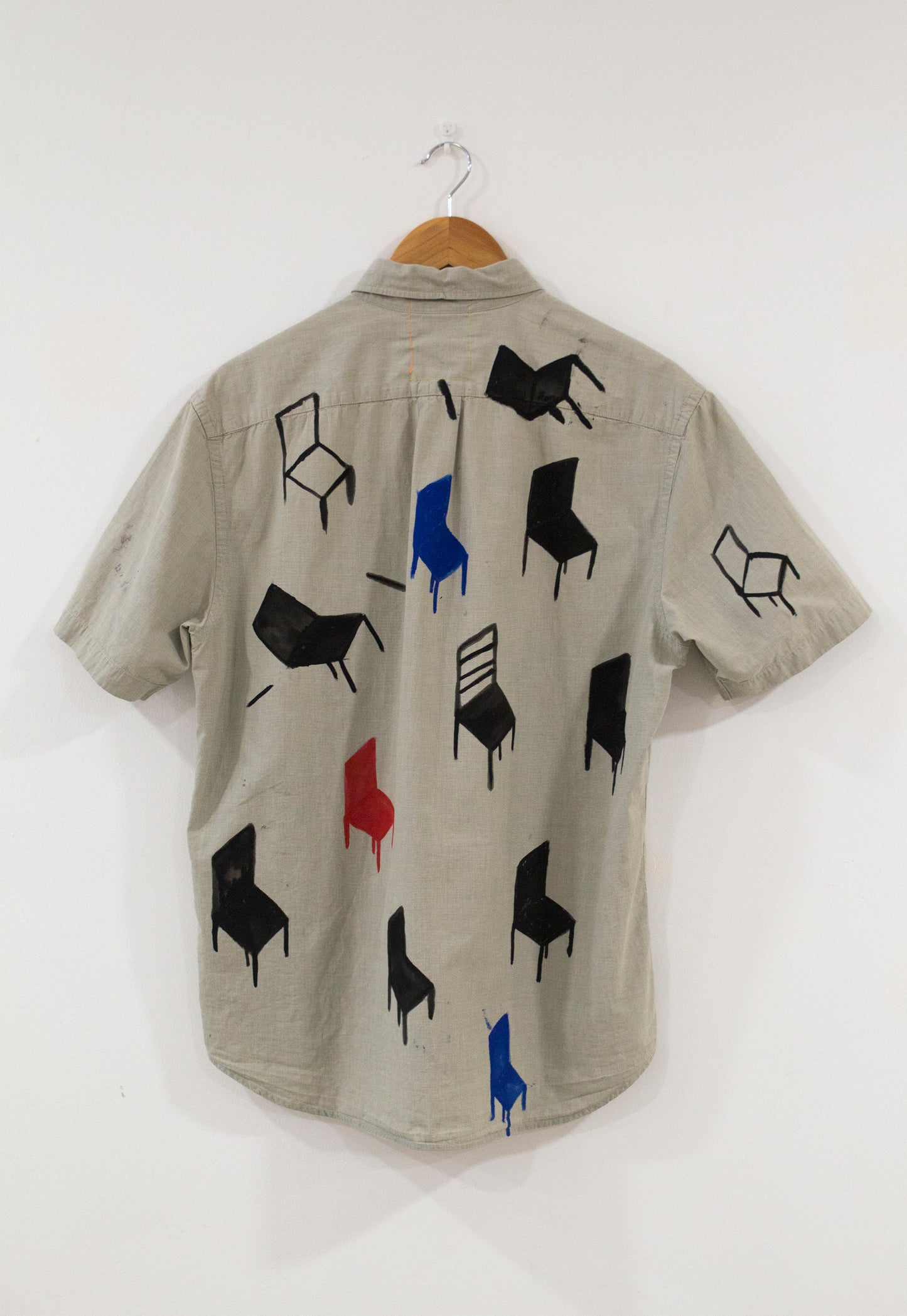 Camisa pintada a mano