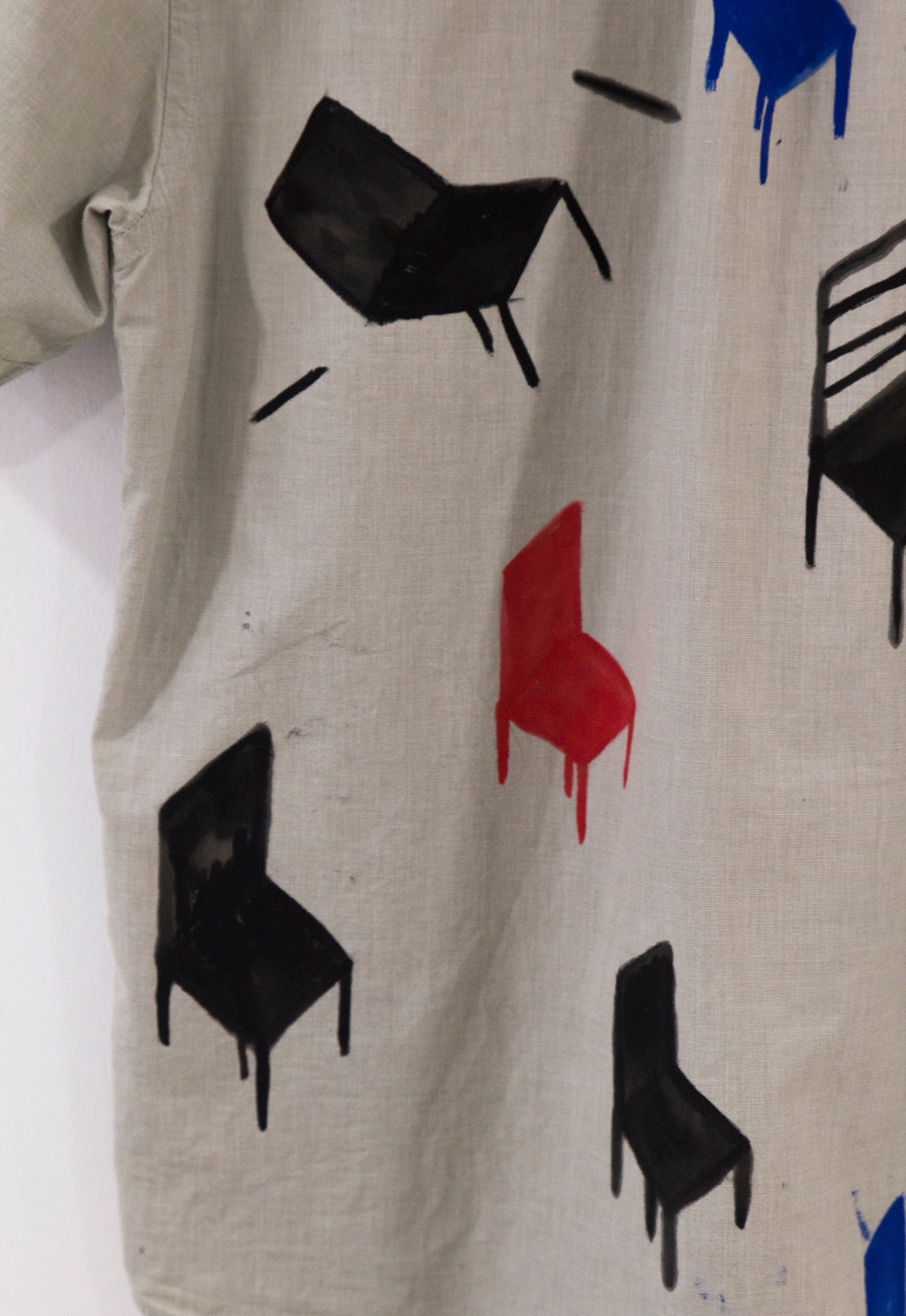 Camisa pintada a mano