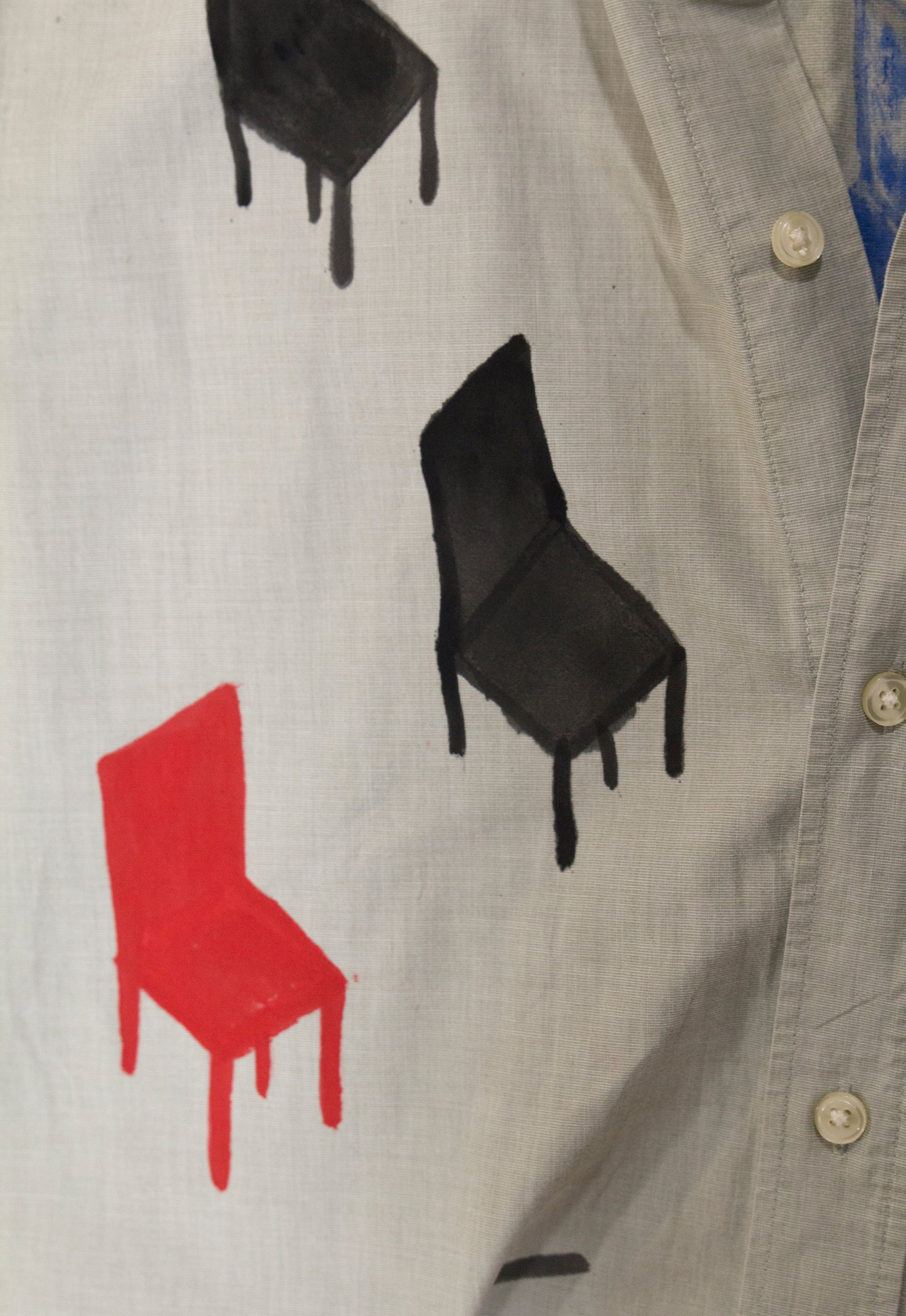 Camisa pintada a mano