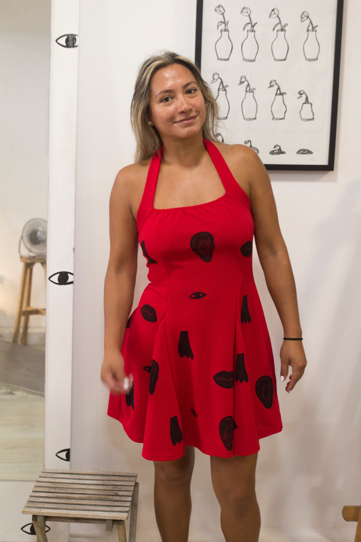 Vestido boca, ojo, nariz y oreja